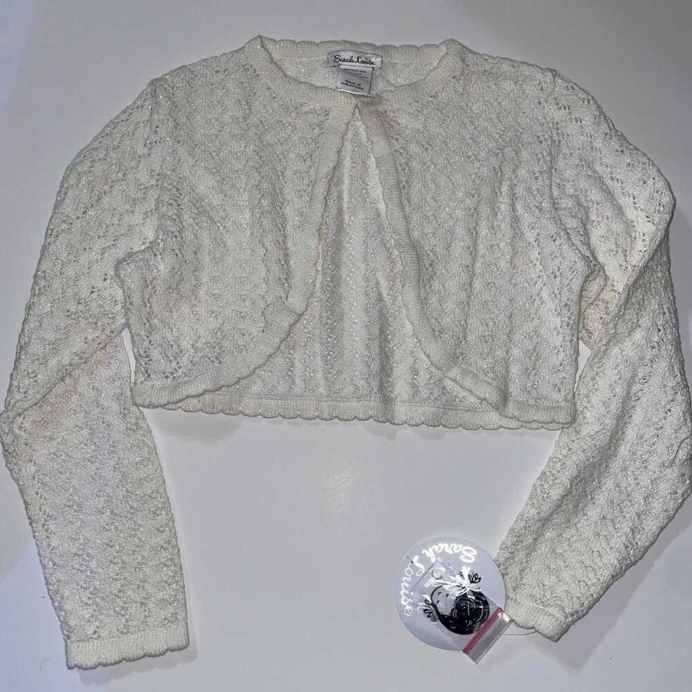 Glitter Knit Crop Cardigan